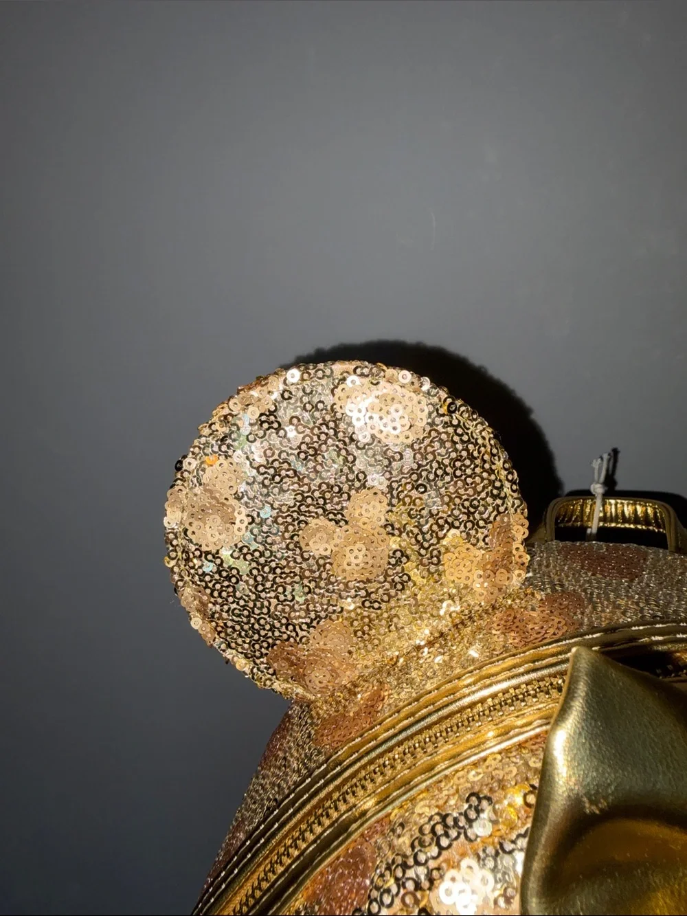 NWT Loungefly Disney Minnie Mouse Golden Sequin Mini Backpack